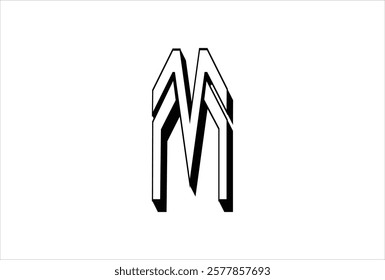 Elegant Letter M logo Vector Template Initial Letter M Logo Design. Creative And Modern M logo