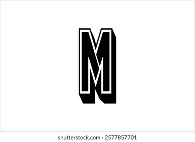 Elegant Letter M logo Vector Template Initial Letter M Logo Design. Creative And Modern M logo