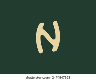  Elegant Letter N Logo Design. Letter Logo Design - Modern Logo, Monogram, Initial Branding, and Business Identity Vector Graphic