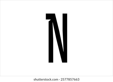 Elegant Letter N logo Vector Template Initial Letter N Logo Design. Creative And Modern N logo