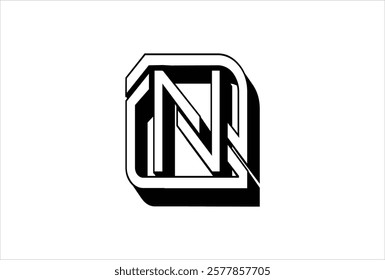 Elegant Letter N logo Vector Template Initial Letter N Logo Design. Creative And Modern N logo