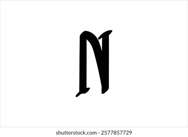 Elegant Letter N logo Vector Template Initial Letter N Logo Design. Creative And Modern N logo