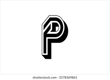 Elegant Letter P logo Vector Template Initial Letter P Logo Design. Creative And Modern P logo