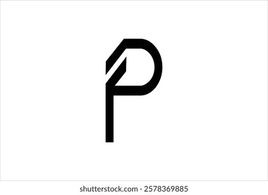 Elegant Letter P logo Vector Template Initial Letter P Logo Design. Creative And Modern P logo