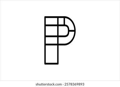 Elegant Letter P logo Vector Template Initial Letter P Logo Design. Creative And Modern P logo