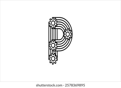 Elegant Letter P logo Vector Template Initial Letter P Logo Design. Creative And Modern P logo