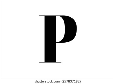 Elegant Letter P logo Vector Template Initial Letter P Logo Design. Creative And Modern P logo