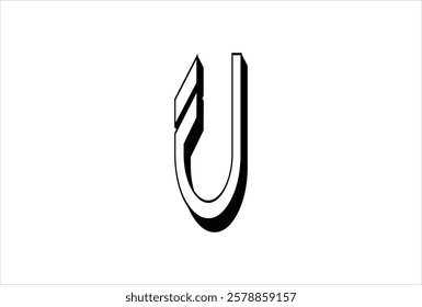 Elegant Letter U logo Vector Template Initial Letter U Logo Design. Creative And Modern U logo