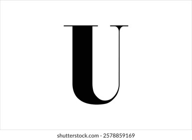 Elegant Letter U logo Vector Template Initial Letter U Logo Design. Creative And Modern U logo