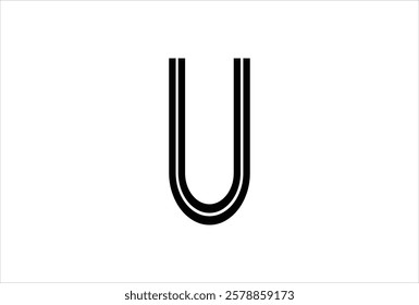 Elegant Letter U logo Vector Template Initial Letter U Logo Design. Creative And Modern U logo