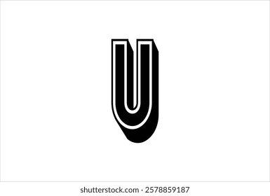 Elegant Letter U logo Vector Template Initial Letter U Logo Design. Creative And Modern U logo