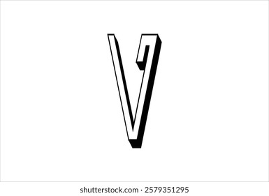 Elegant Letter V logo Vector Template Initial Letter V Logo Design. Creative And Modern V logo