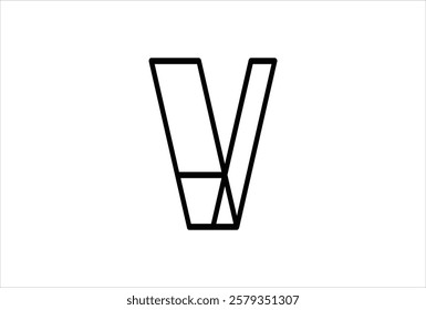 Elegant Letter V logo Vector Template Initial Letter V Logo Design. Creative And Modern V logo