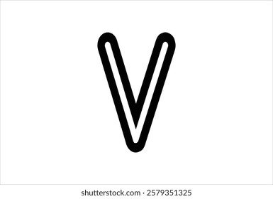 Elegant Letter V logo Vector Template Initial Letter V Logo Design. Creative And Modern V logo