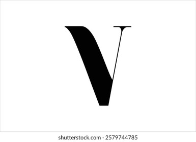 Elegant Letter V logo Vector Template Initial Letter V Logo Design. Creative And Modern V logo