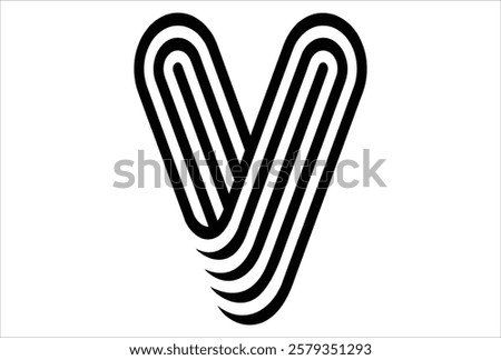 Elegant Letter V logo Vector Template Initial Letter V Logo Design. Creative And Modern V logo