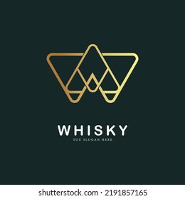 Elegant Letter W Logo Creative Concept For Business Design