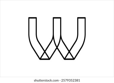 Elegant Letter W logo Vector Template Initial Letter W Logo Design. Creative And Modern W logo
