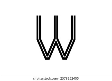 Elegant Letter W logo Vector Template Initial Letter W Logo Design. Creative And Modern W logo
