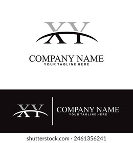 Eleganter Buchstabe X Y Initial Accounting Logo Design Konzept, Accounting Business Logo Design Vorlage