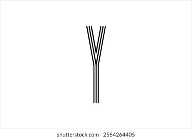 Elegant Letter Y logo Vector Template Initial Letter Y Logo Design. Creative And Modern Y logo