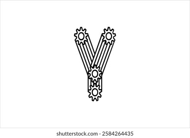 Elegant Letter Y logo Vector Template Initial Letter Y Logo Design. Creative And Modern Y logo