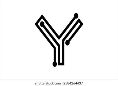 Elegant Letter Y logo Vector Template Initial Letter Y Logo Design. Creative And Modern Y logo