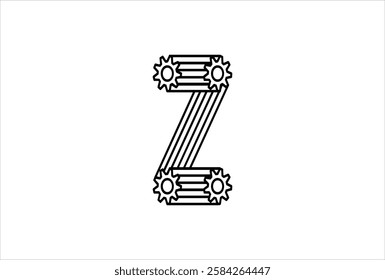 Elegant Letter Z logo Vector Template Initial Letter Z Logo Design. Creative And Modern Z logo