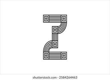 Elegant Letter Z logo Vector Template Initial Letter Z Logo Design. Creative And Modern Z logo