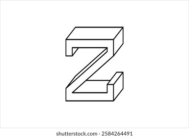 Elegant Letter Z logo Vector Template Initial Letter Z Logo Design. Creative And Modern Z logo