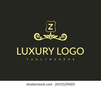 Elegant letter Z vector icon. Z logo design vector.