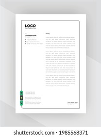  Elegant Letterhead Template Vector Design