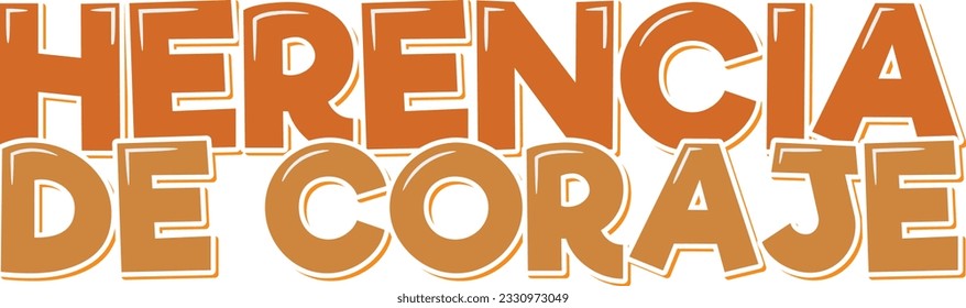 An elegant lettering vector design embodying the enduring legacy of courage.