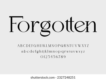 Elegant Ligatures Serif Font Alphabet Typeface