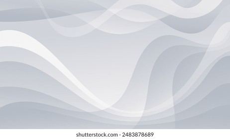 Elegant light abstract wallpaper. An excellent background for designing pages on social networks, posters, presentations, outdoor advertising and your other projects. Vector.