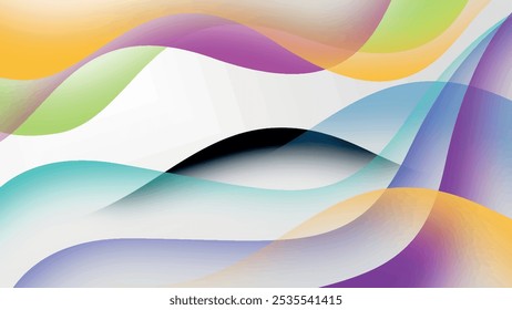 Elegant light abstract wallpaper. A great background for decorating pages in social networks, posters, presentations, outdoor advertising and your other projects. Vector.