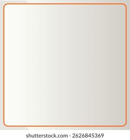 Elegant light beige to off-white gradient background with clean orange border lines. Perfect for modern invitations, certificates, branding designs, and professional print layouts