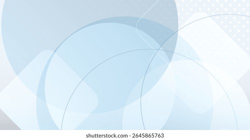 Elegante fondo Abstractas azul claro con Formas geométricas y superposiciones sutiles para un diseño moderno y claridad visual, ideal para presentaciones de Tecnología y Corporativas