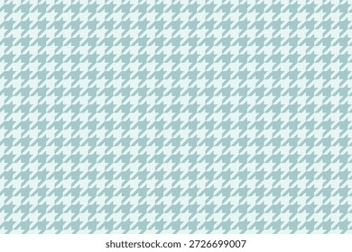 Elegante azul claro e branco houndstooth padrão.  Perfeito para projetos de design têxtil, fundos de site ou moda. Este design clássico e versátil oferece um toque sofisticado para qualquer projeto.
