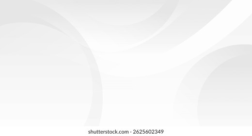 Elegant Light Gray Abstract Background with Smooth Gradient Curves and Subtle White Waves for Modern Design and Clean Aesthetic Layouts in Web Projects