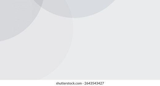 Elegant Light Gray Abstract Background with Overlapping Circles for Modern Designs, Presentations, and Website Headers with Clean and Minimalist Style, Perfect for Corporate Branding