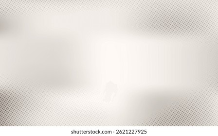 Elegant Light Gray Halftone Texture Background with Subtle Gradient and Dot Pattern, Perfect for Modern Designs and Digital Media Projects Requiring a Soft and Textured Aesthetic