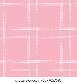 Elegant light pink checkered textile design