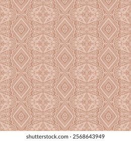 Elegant Light Pink Peach Geometric Pattern Seamless Repeat