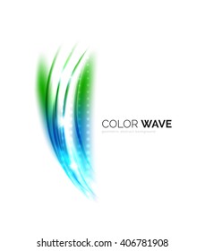 Elegant light smooth vector wave