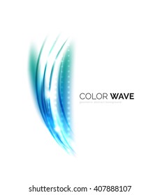 Elegant light smooth vector wave