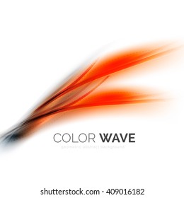 Elegant light smooth vector wave