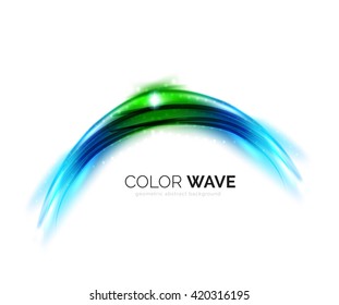 Elegant light smooth vector wave