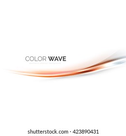 Elegant light smooth vector wave