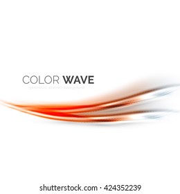 Elegant light smooth vector wave